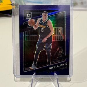 🔥 2021-2022 Nicola Jokic Panini Donruss Optic Purple Prizm. Denver Nuggets